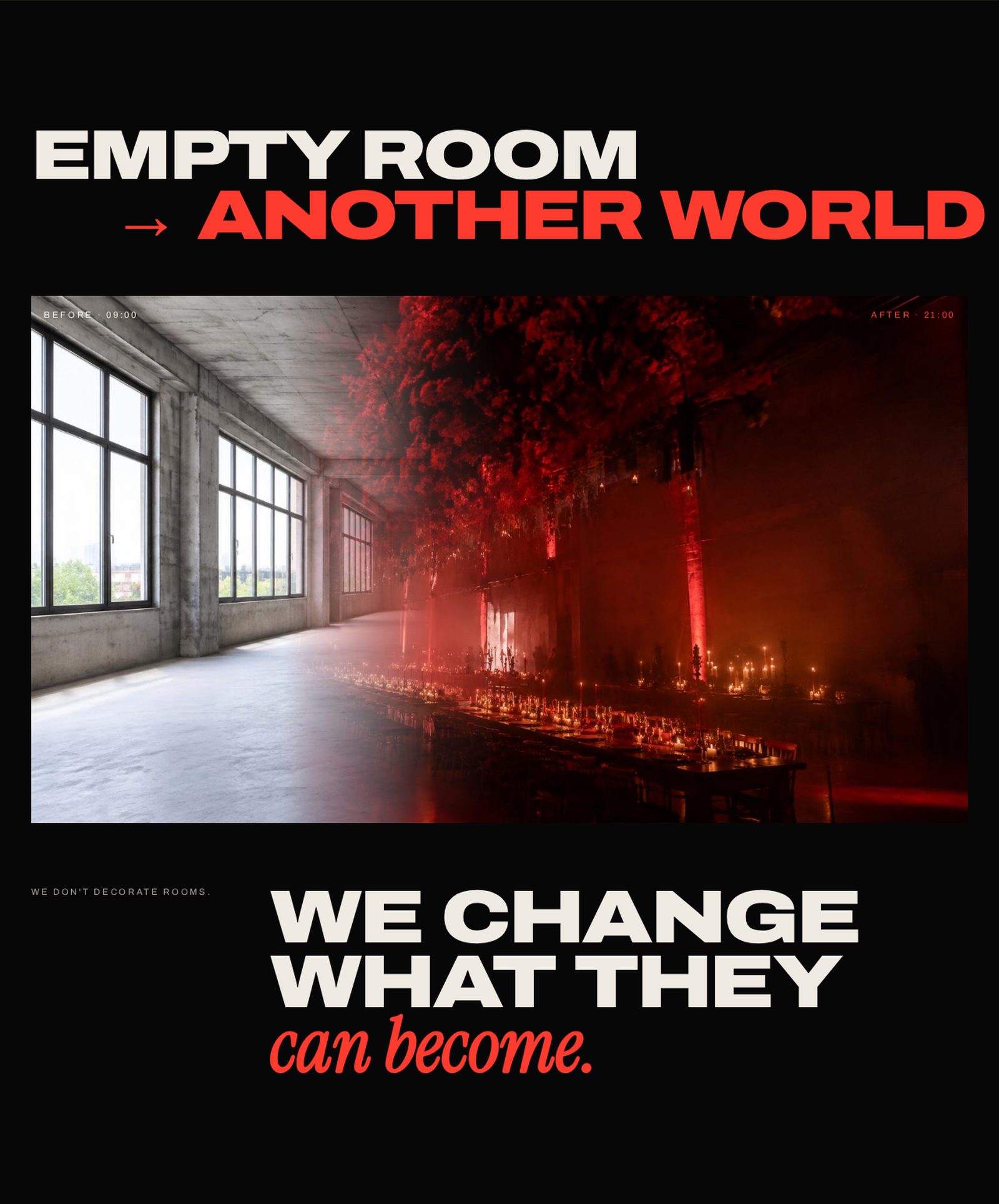 Empty Room → Another World — иллюстративное сравнение