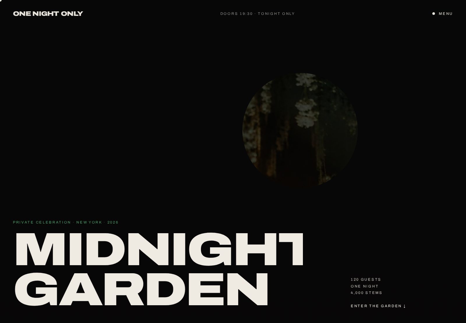 Midnight Garden — ночной сад