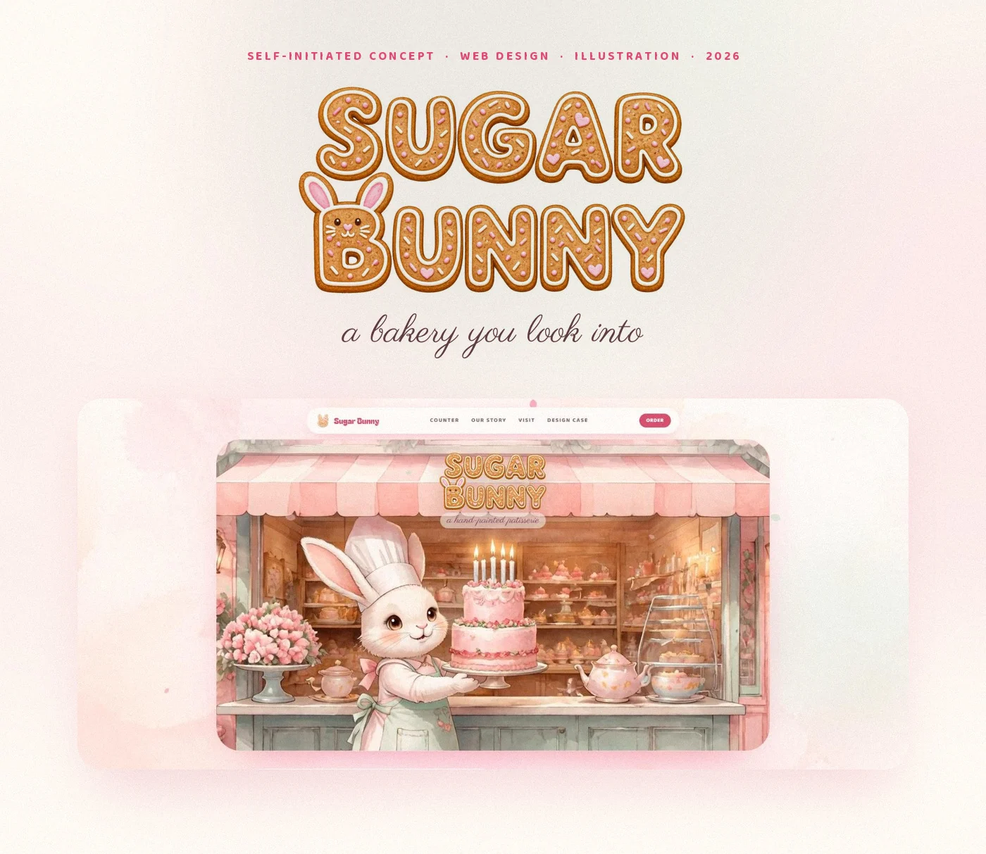 Первый экран Sugar Bunny