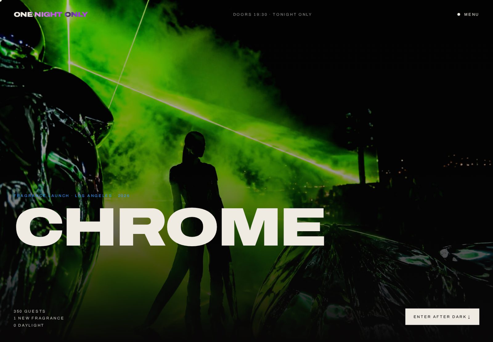 Chrome After Dark — энергия брендового запуска
